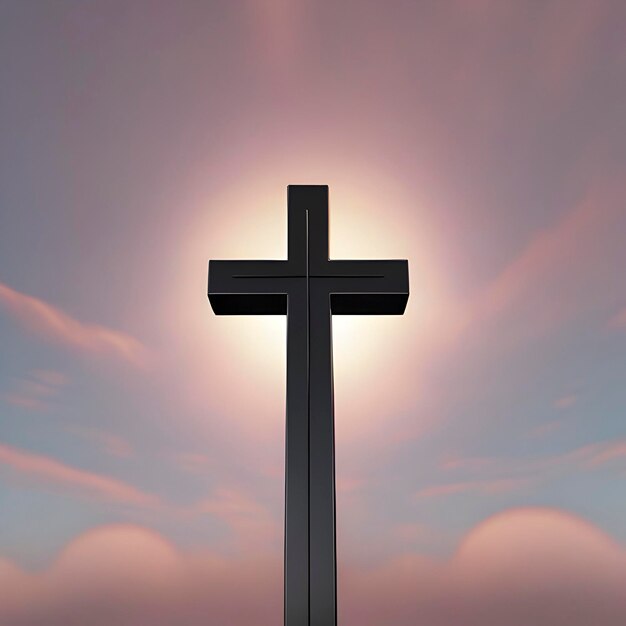 PSD a cross in the middle of the sky