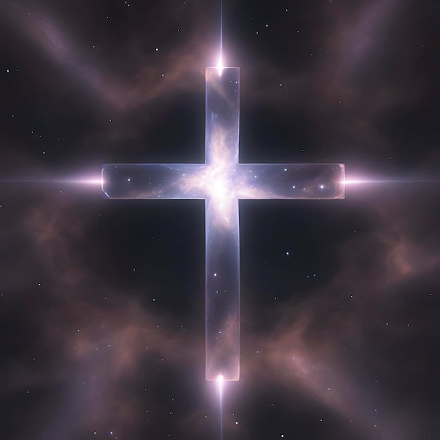 PSD a cross in the middle of the sky