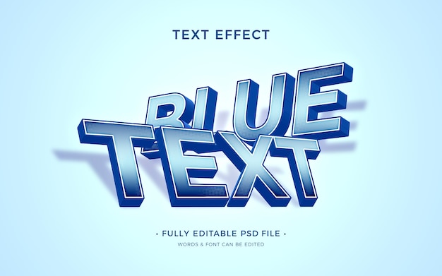 PSD cross word text effect