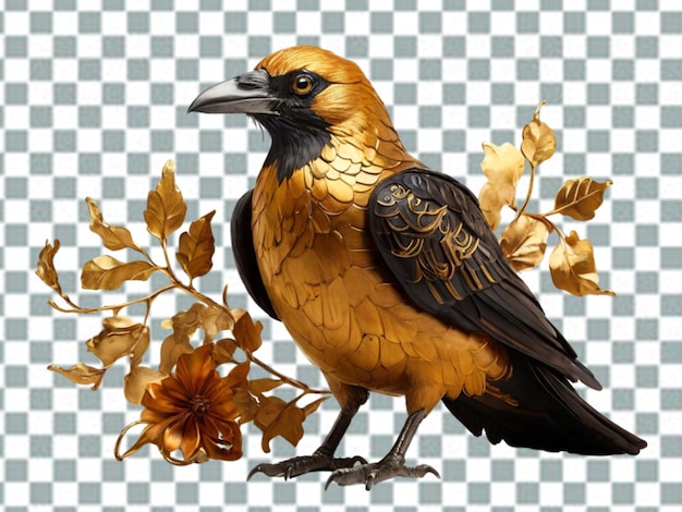 Crow golden png