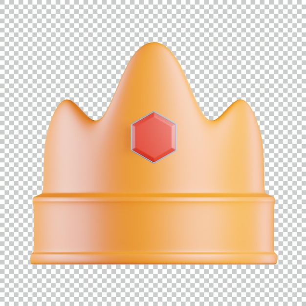 PSD crown 3d icon