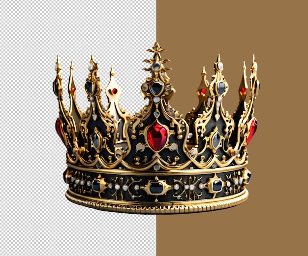 PSD crown 3d render psd backgriund