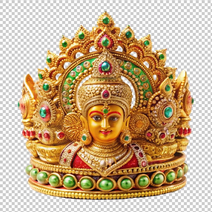 PSD crown of hindu deity