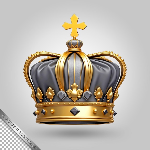 Premium PSD | A crown that has a crown on it