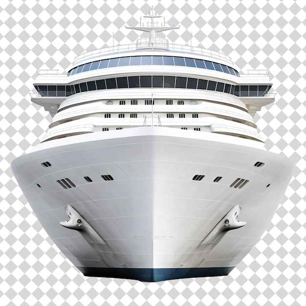 Cruise ship isolated on transparent background png file format