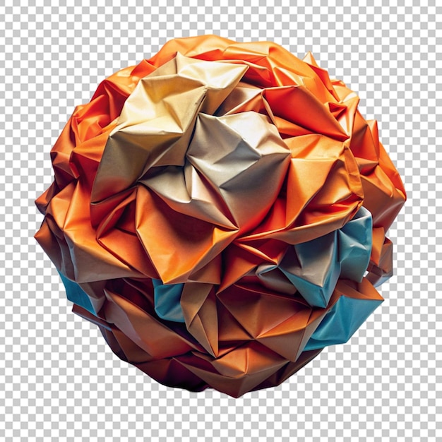 PSD crumbled paper ball