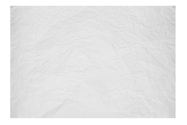 Crumpled white paper scrolls crumpled paper on an empty background