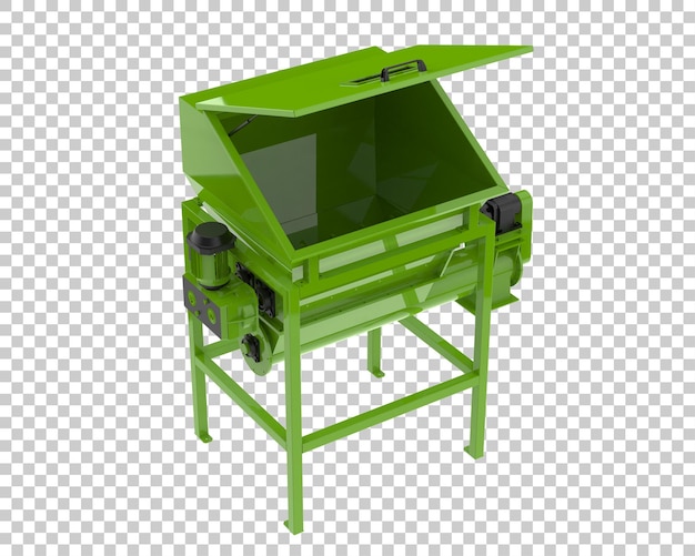 PSD crusher isolated on transparent background 3d rendering illustration