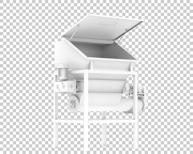 Crusher isolated on transparent background 3d rendering illustration