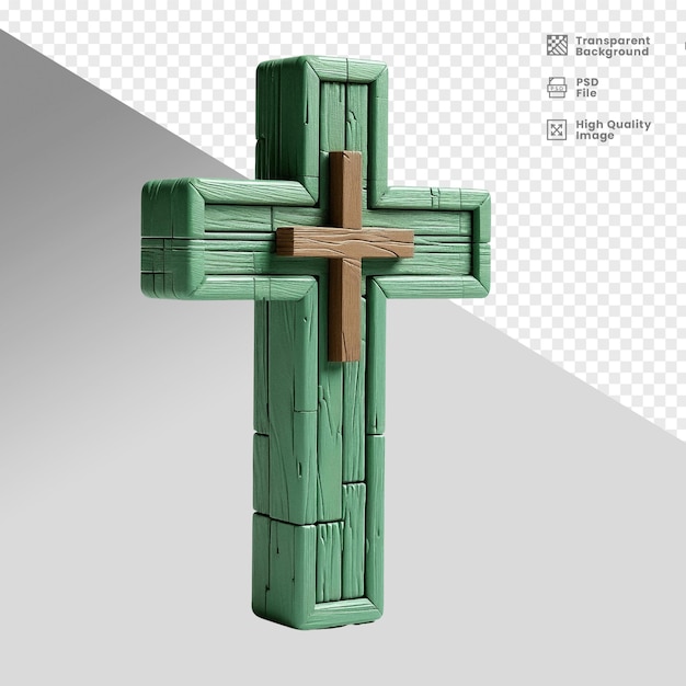 PSD Иисус крус элемент 3d композиция