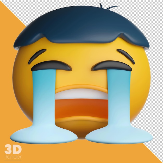 PSD crying emoji