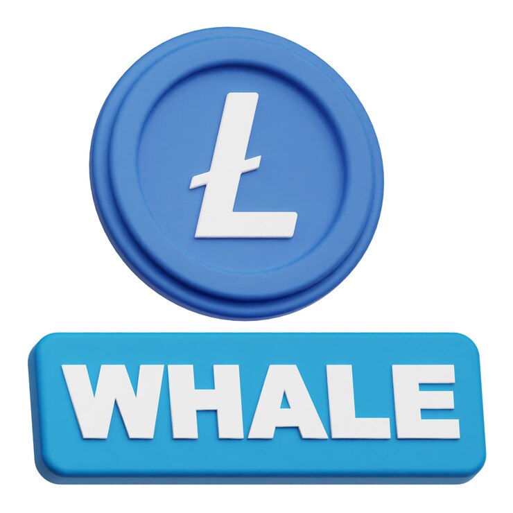 PSD crypto coin 3d icon isolated on the white background