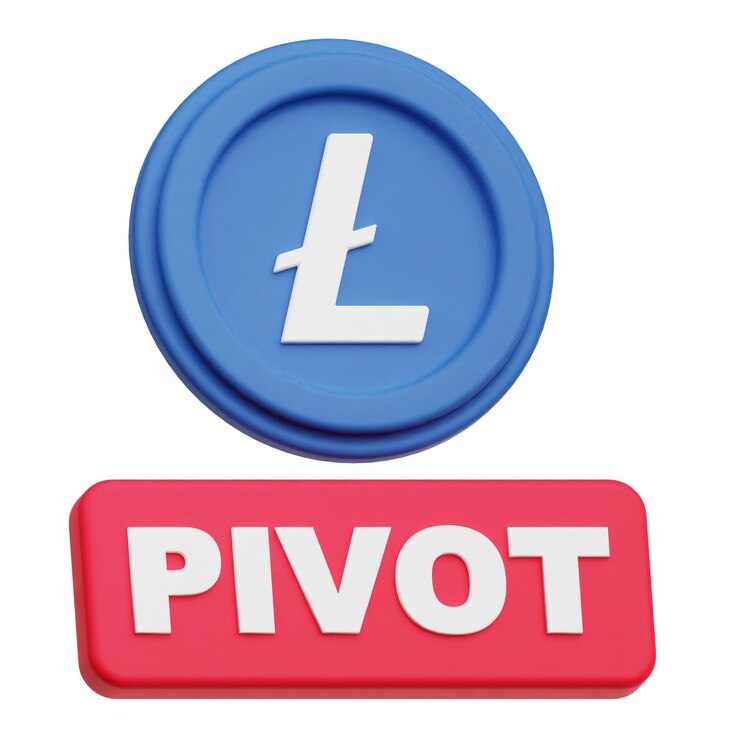 PSD crypto coin 3d icon isolated on the white background