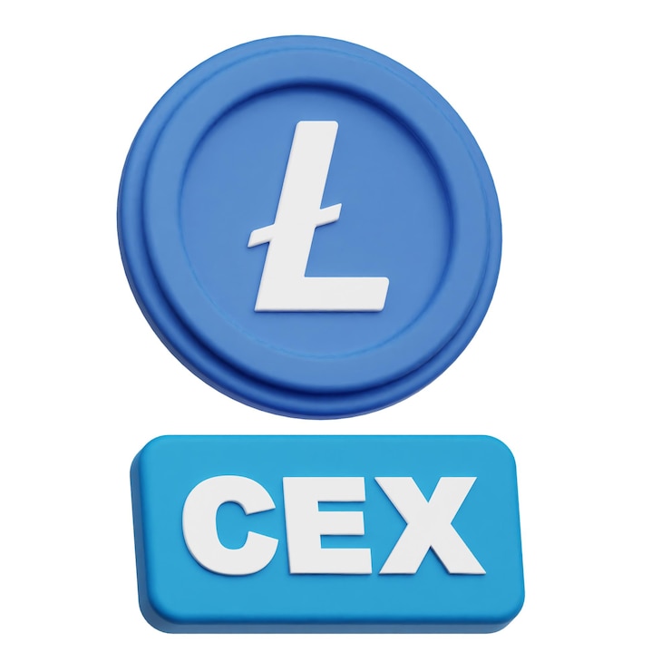 PSD crypto coin 3d icon isolated on the white background