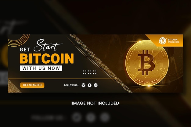 PSD crypto currency bitcoin social media banner