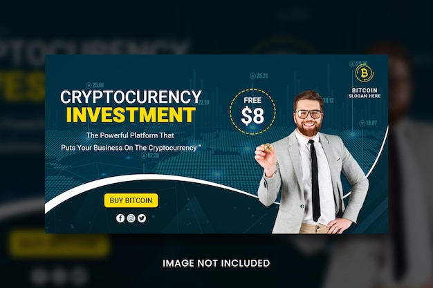 PSD crypto currency social media banner