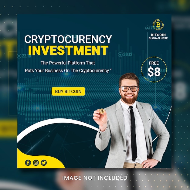 PSD crypto currency social media banner