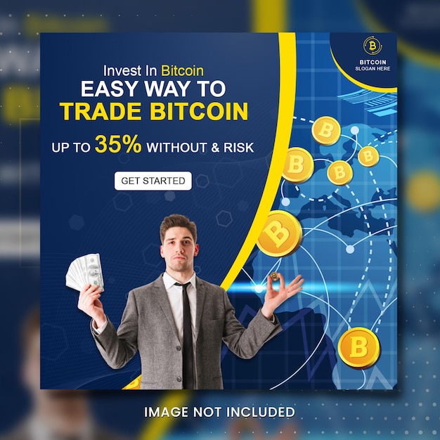 PSD crypto currency social media banner