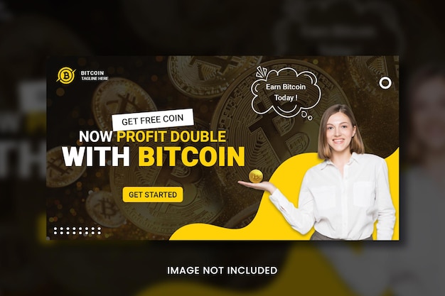 PSD crypto currency social media banner