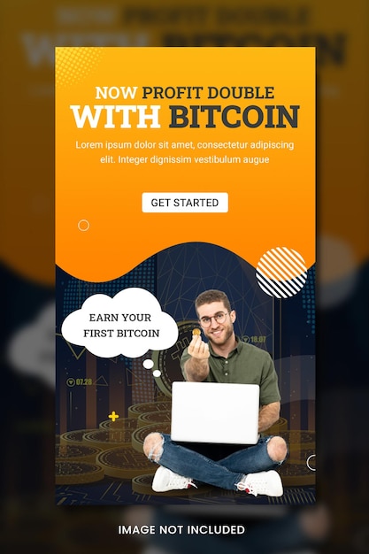 Crypto currency social media banner