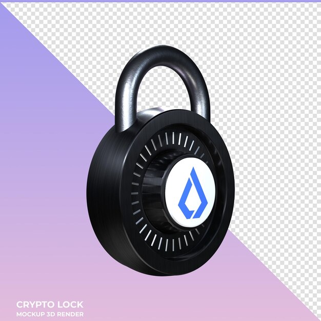 PSD Икона crypto lock lsk 3d