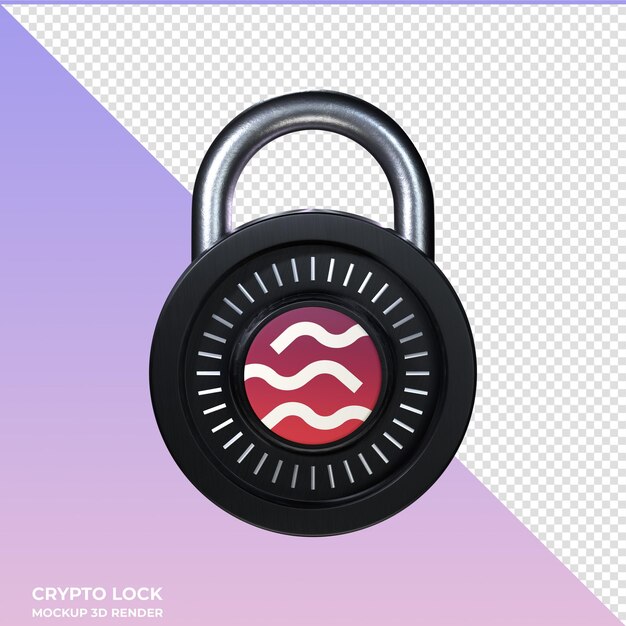 PSD crypto lock sei 3d icon