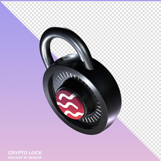 PSD crypto lock sei 3d icon