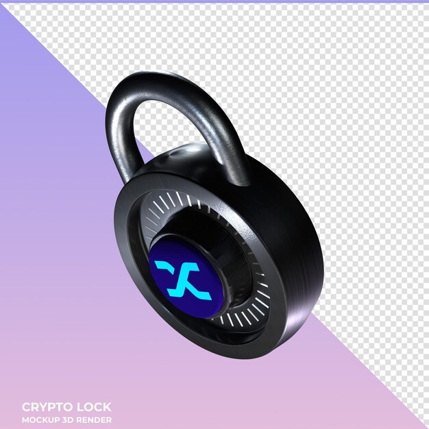 PSD crypto lock synthetix snx 3d icon