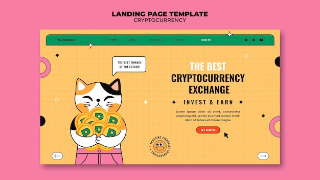 PSD cryptocurrency exchange landing page