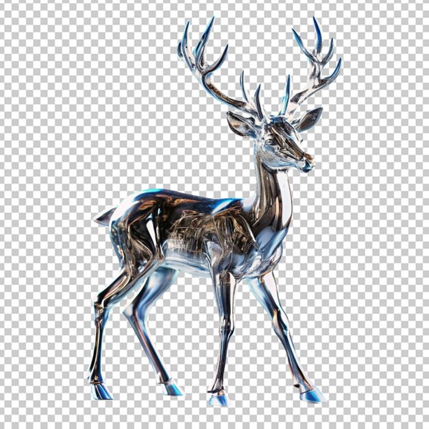 PSD crystal model of a deer