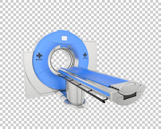 PSD ct-scanner geïsoleerd op achtergrond 3d-rendering illustratie