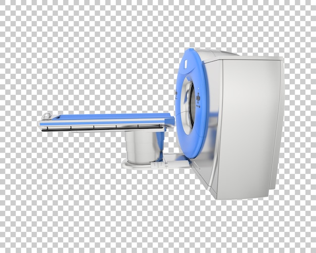 Ct-scanner geïsoleerd op achtergrond 3D-rendering illustratie