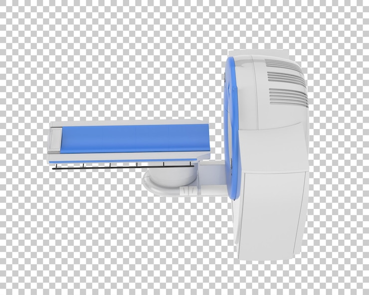 PSD ct scanner isolated on background 3d rendering illustration