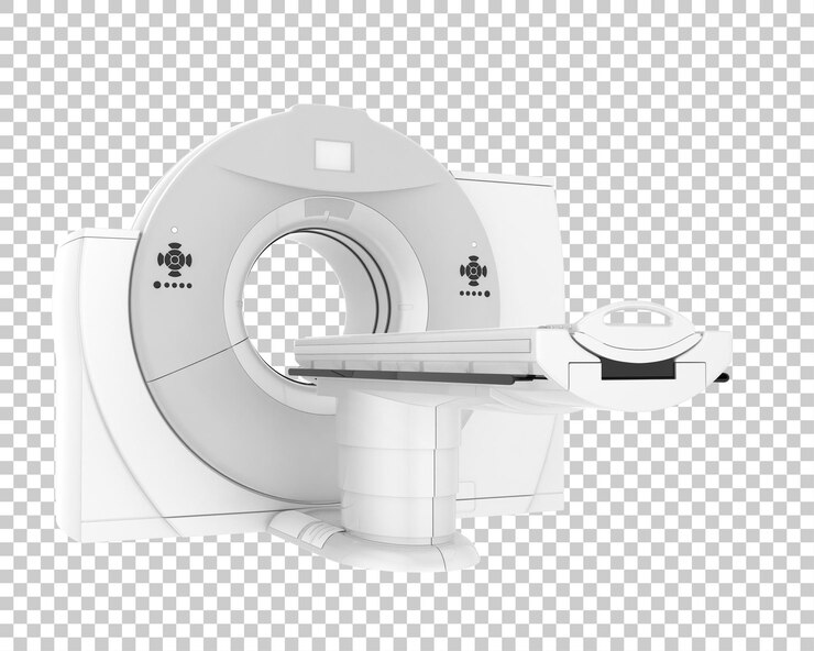 PSD ct scanner isolated on background 3d rendering illustration