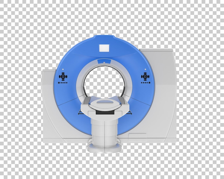 PSD ct scanner isolated on background 3d rendering illustration