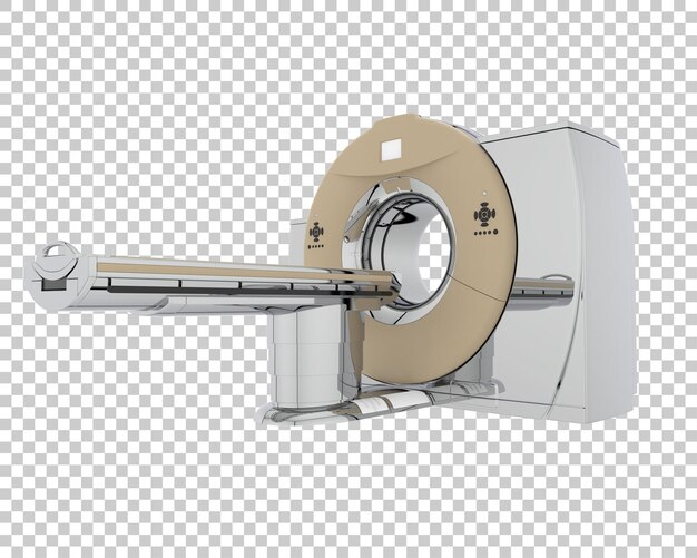 Ct 스캐너가 배경에 고립된 3d 렌더링 일러스트레이션