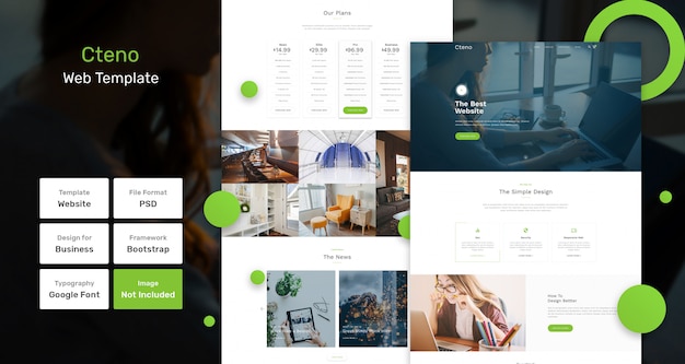 Cteno web template