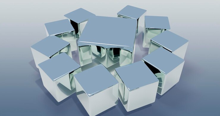 PSD cube background