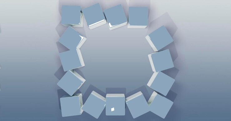 PSD cube background