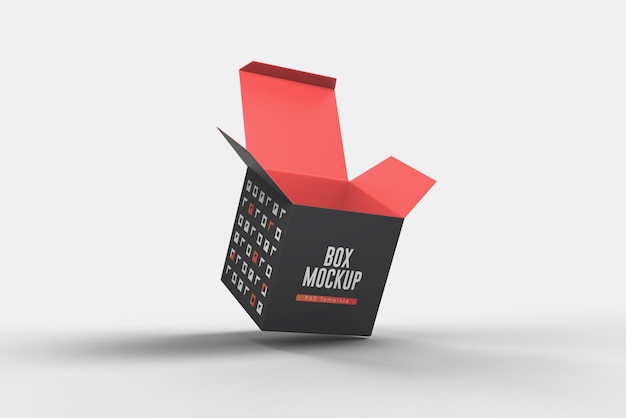 PSD mockup scatola cubo