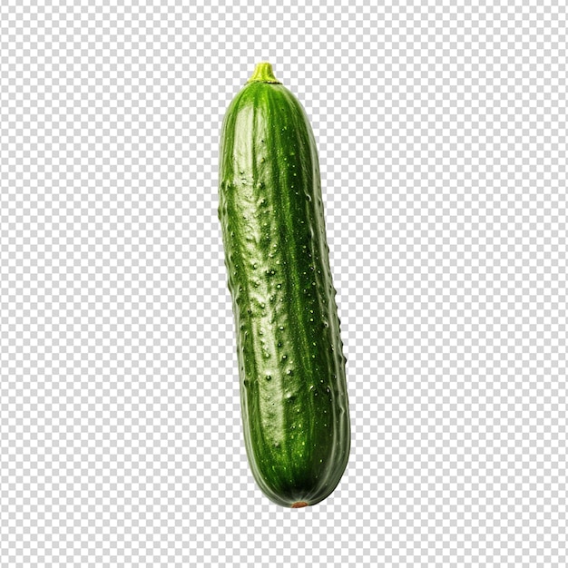 PSD cucumber isolated