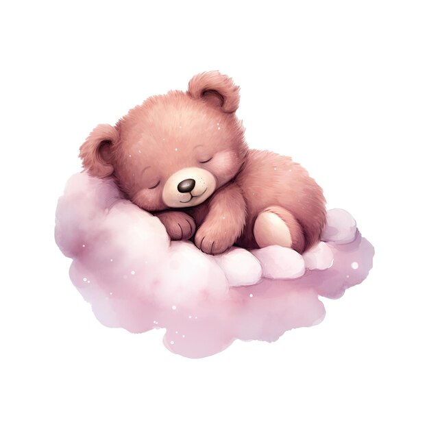 PSD cuddly comfort valentines day sleepy bear un compagno rilassante per il tuo valentino speciale