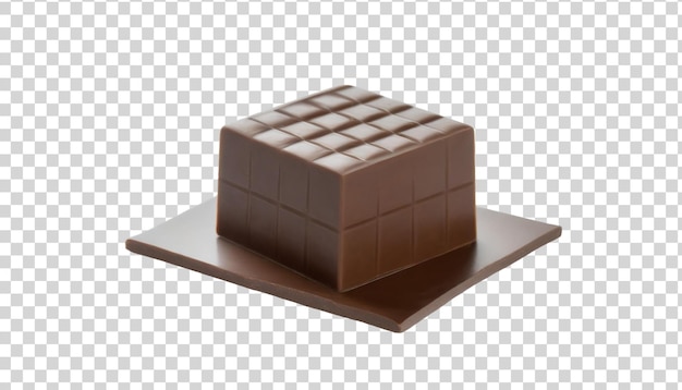 PSD cukierki czekoladowe izolowane na przezroczystym tle