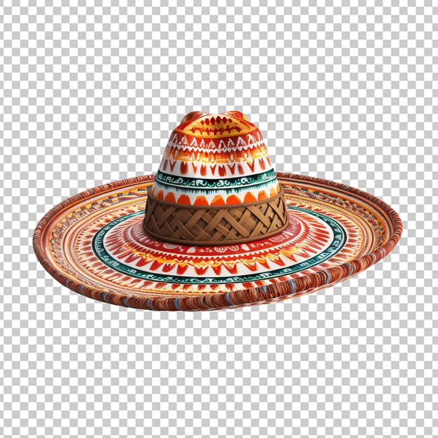 PSD icona culturale cappello messicano