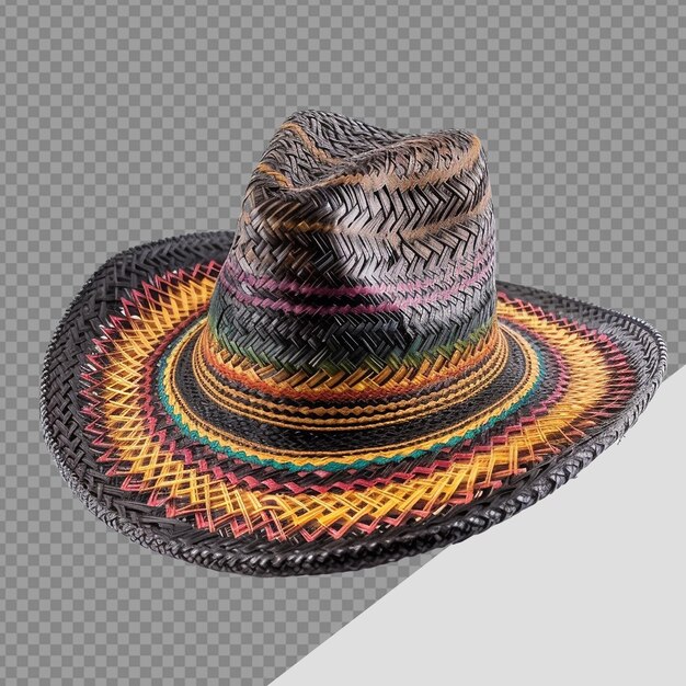 PSD culturele icoon mexicaanse hoed png geïsoleerd op transparante achtergrond