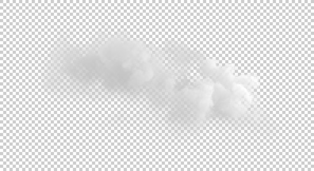PSD cumulus troebel wit helder speciaal effect 3d-rendering