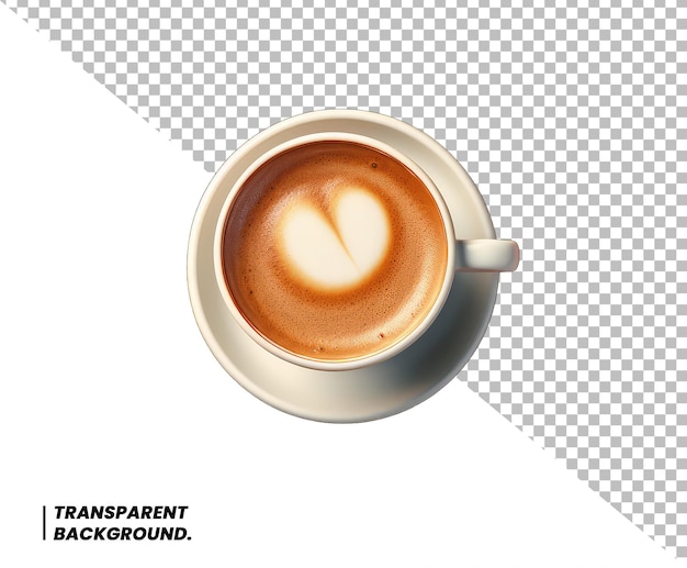 Cup a Cappuccino Coffee Transparent Background