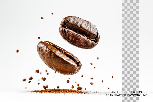 PSD a cup of coffee with the word coffee on it on transparent background