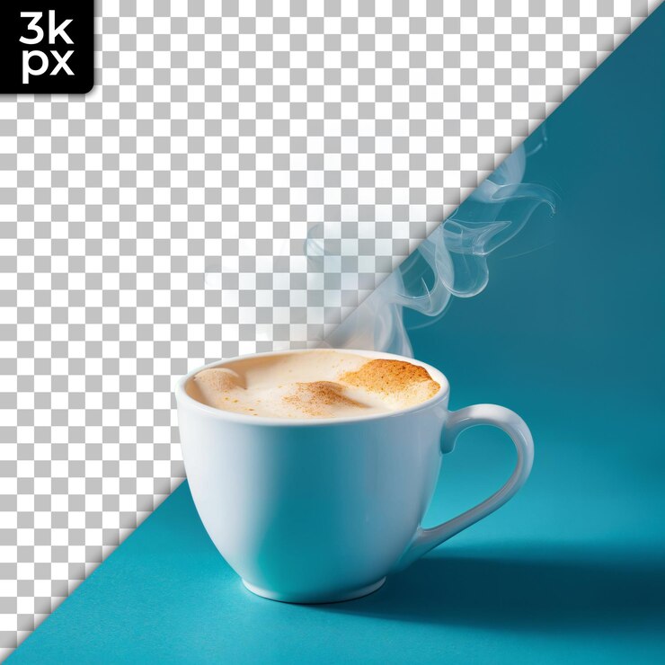 PSD a cup of coffee with the words  xm  on it