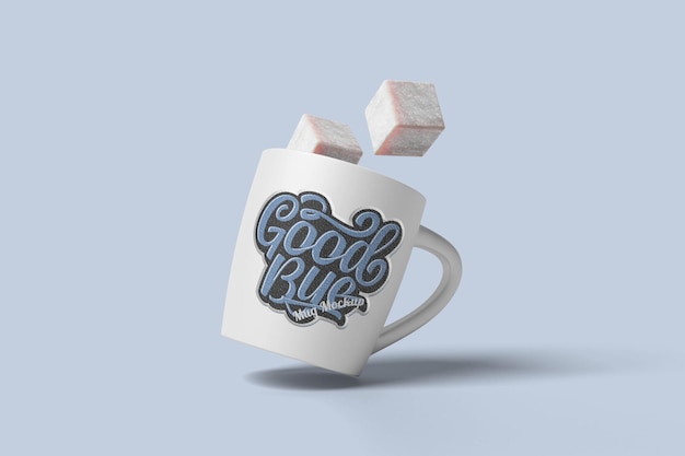 a cup of good morning coffee with a white mug with the words good morning on it